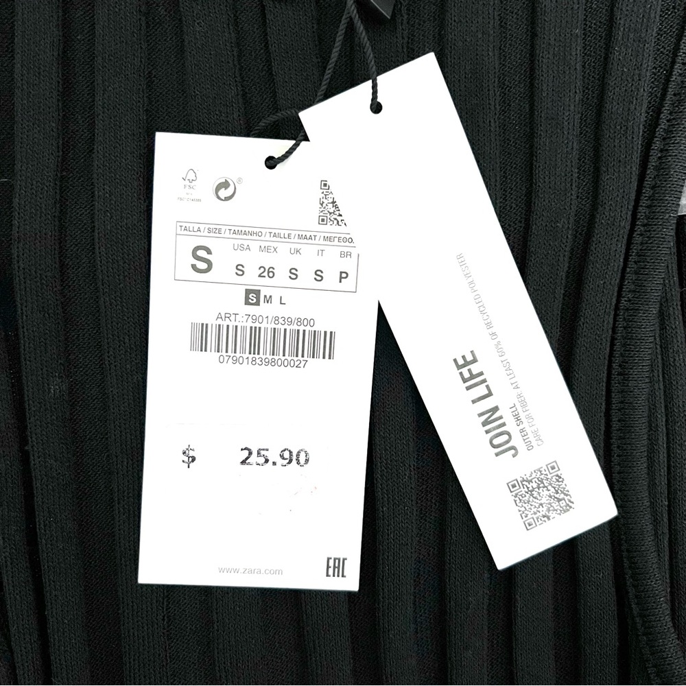 Zara Ribbed Halter Top - Picture 4 of 4